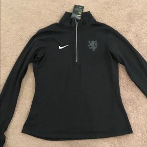 Dry fit Nike quarter zip (Black)